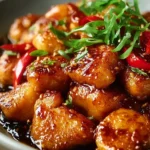 Honey Garlic Chicken Bites First Image