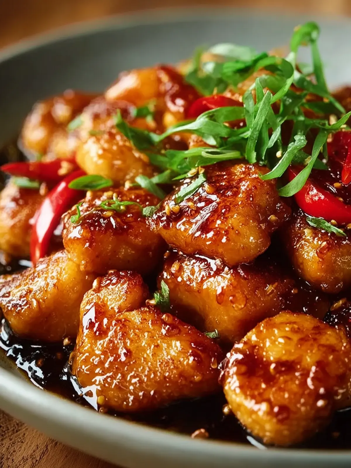 Honey Garlic Chicken Bites First Image