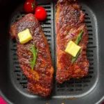 Juicy Air Fryer New York Strip Steak First Image