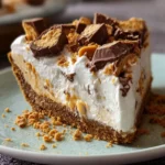 Peanut Butter Butterfinger Cream Cheese Pie First Image