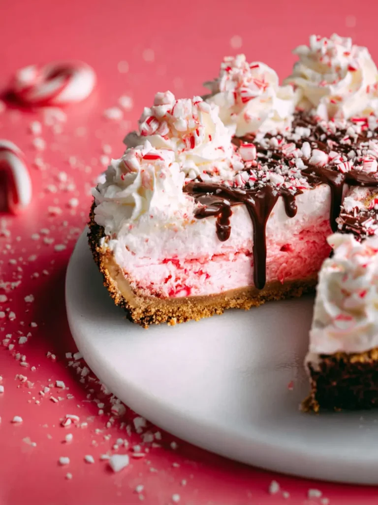 Peppermint Crunch Ice Cream Pie First Image