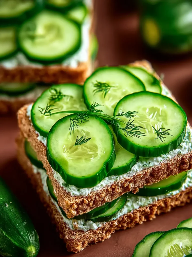 Shamrock Cucumber Tea Sandwiches: Delightfully Fresh Bites First Image