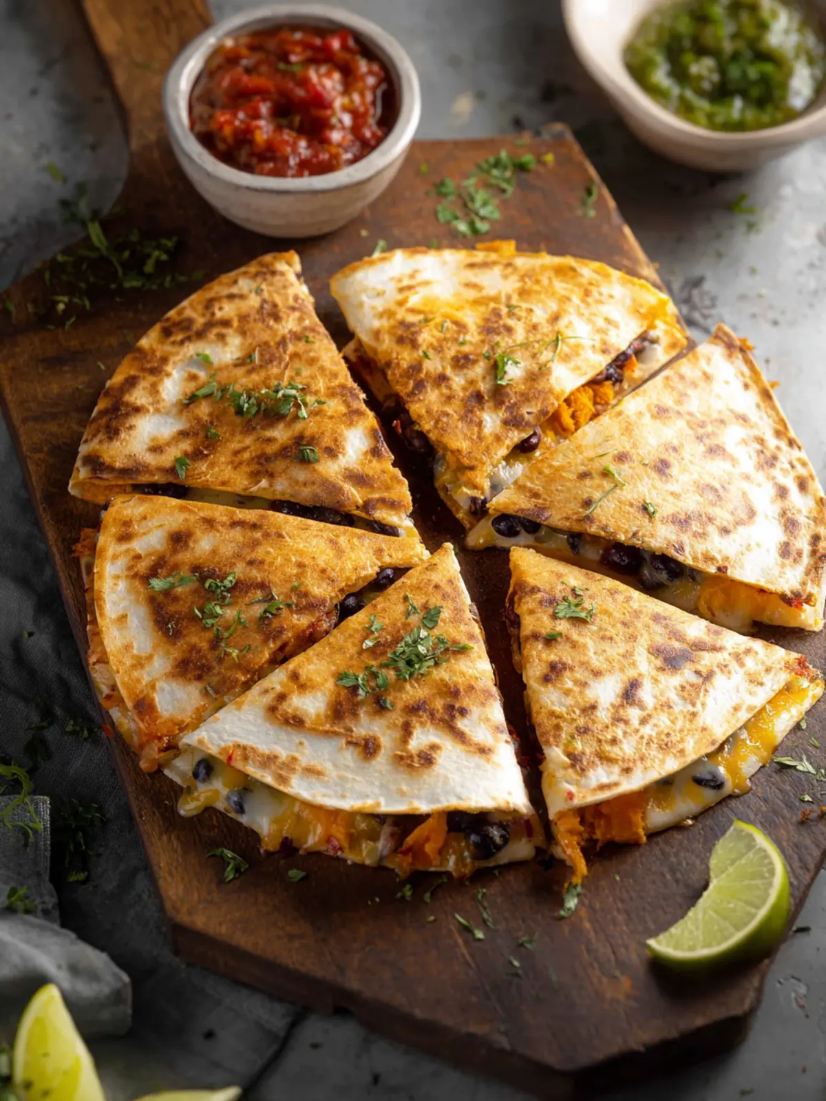 Sweet Potato & Black Bean Quesadillas First Image