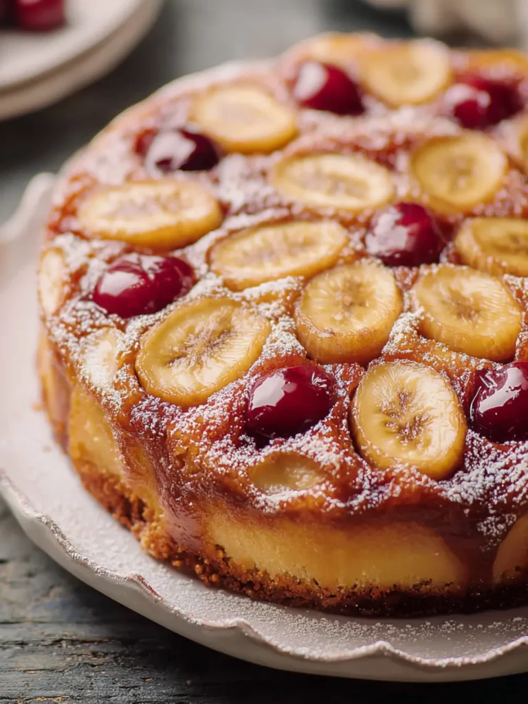 Banana Upside Down Cake First Image