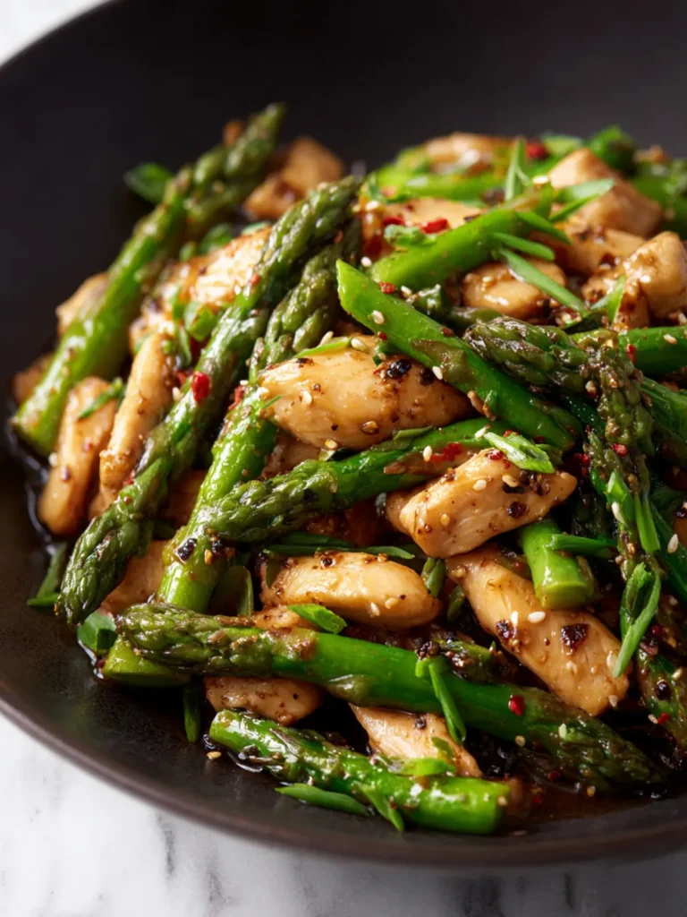 Chicken Asparagus Stir Fry First Image