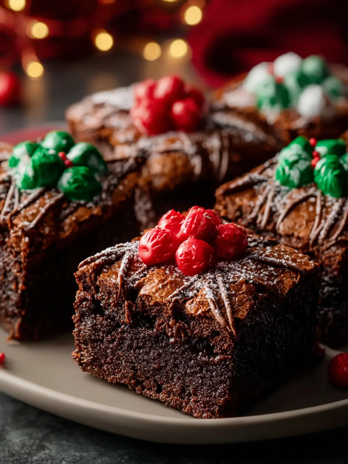 Easy Christmas Present Brownies: Festive, Fudgy & Fun! First Image