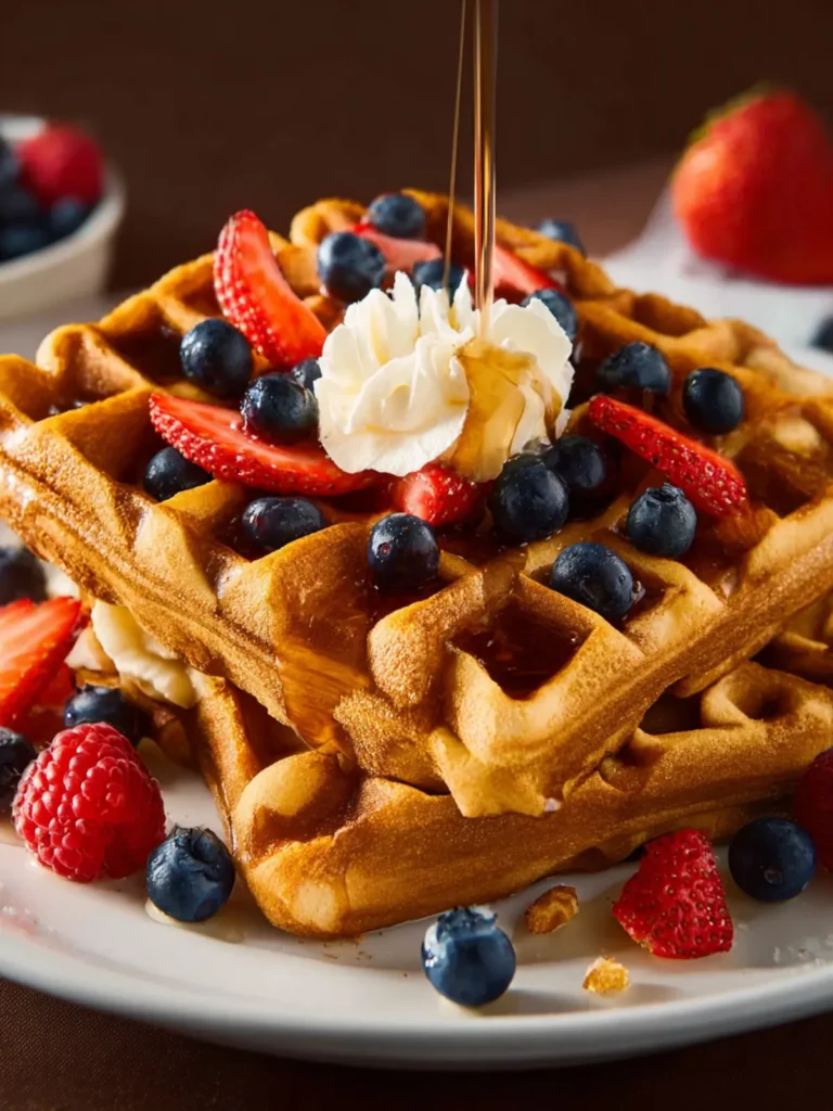 Gluten Free Buttermilk Waffles First Image