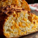 No-Knead Cheddar Bread First Image