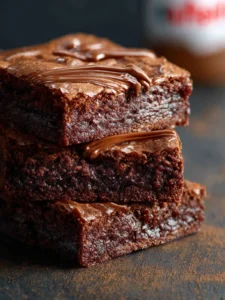 Nutella Brownies First Image