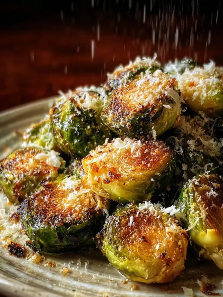 Oven Roasted Brussels Sprouts with Parmesan First Image