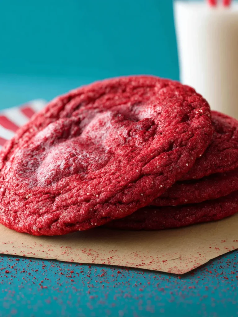 XL Red Velvet Cookie Recipe First Image