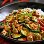 chicken zucchini stir fry First Image