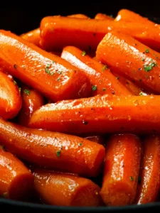 slow cooker glazed carrots First Image