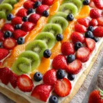 sugar cookie fruit pizza First Image
